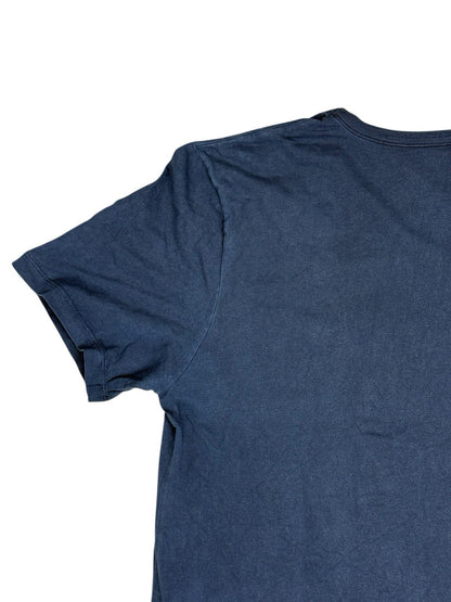 Hugo Boss Blue Cotton Top Medium