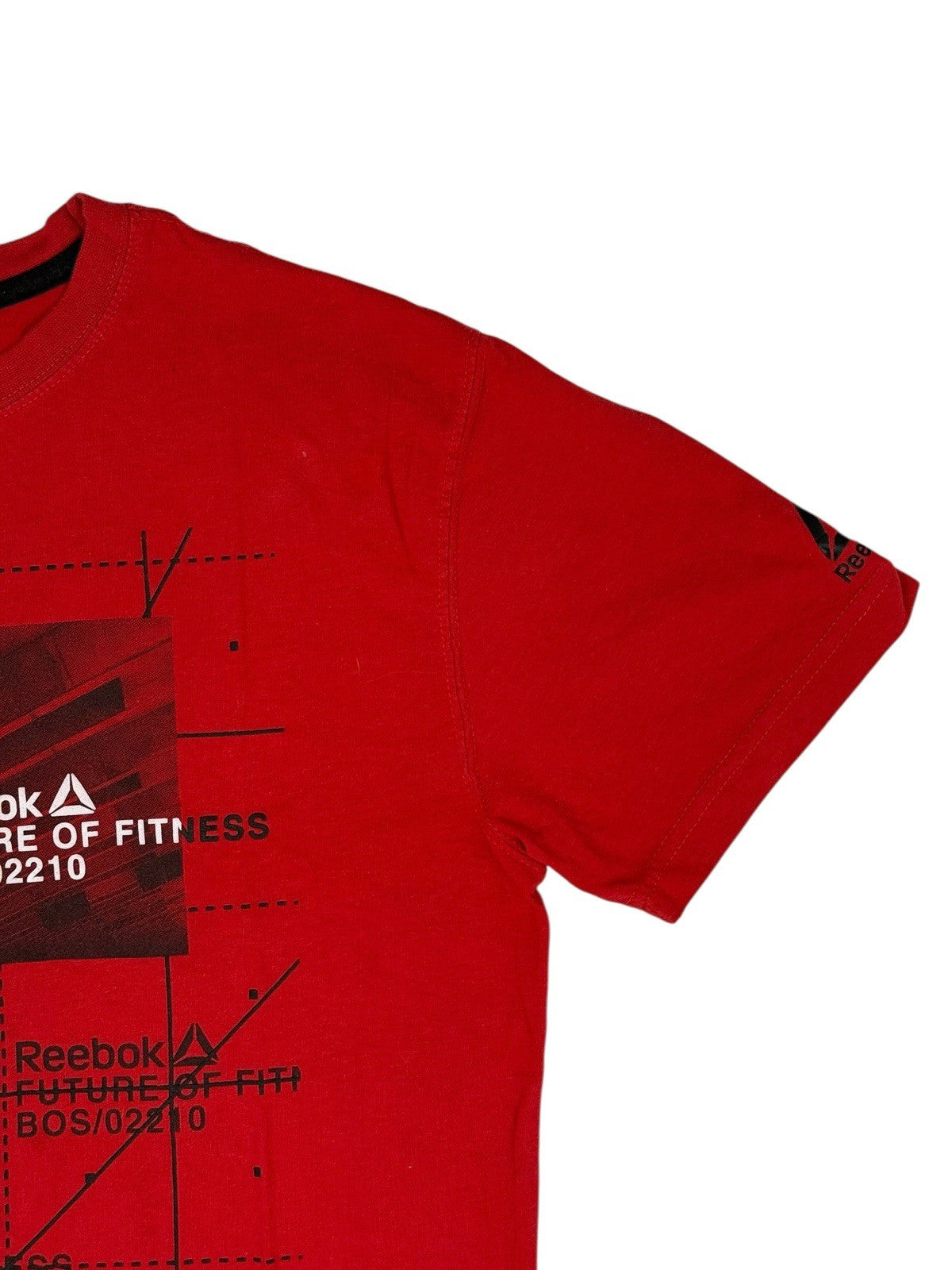 Reebok Red Future Printed Top Small