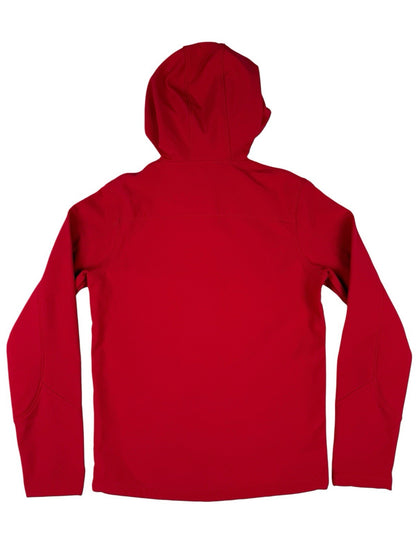 Mountain Warehouse Red Softshell Fleece Lined Hooded Zip Jacket Age 13