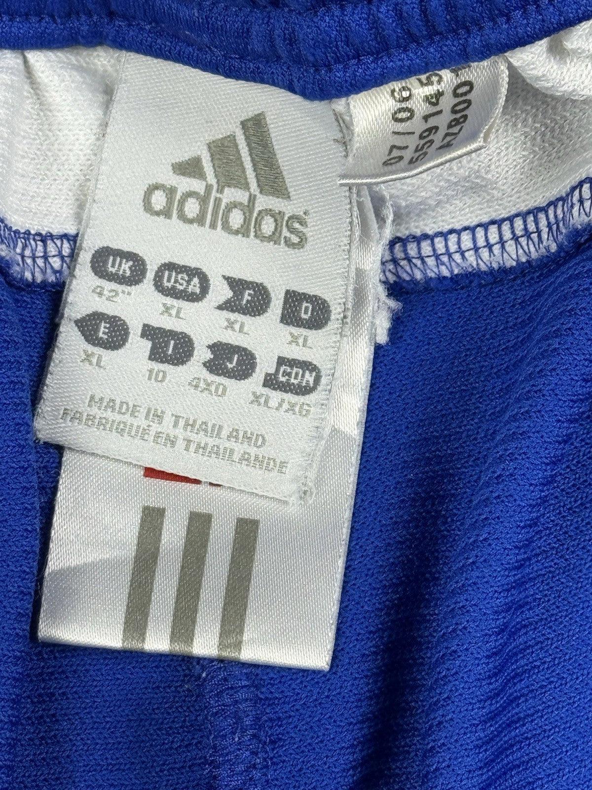 Adidas Retro Y2K 00's Blue Climalite Polyester Sport Exercise Shorts XL