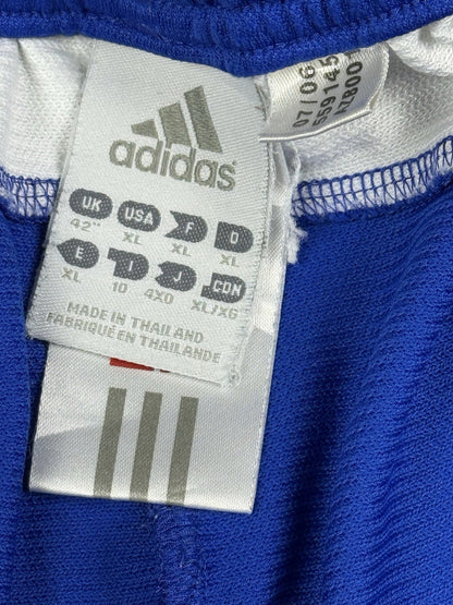 Adidas Retro Y2K 00's Blue Climalite Polyester Sport Exercise Shorts XL