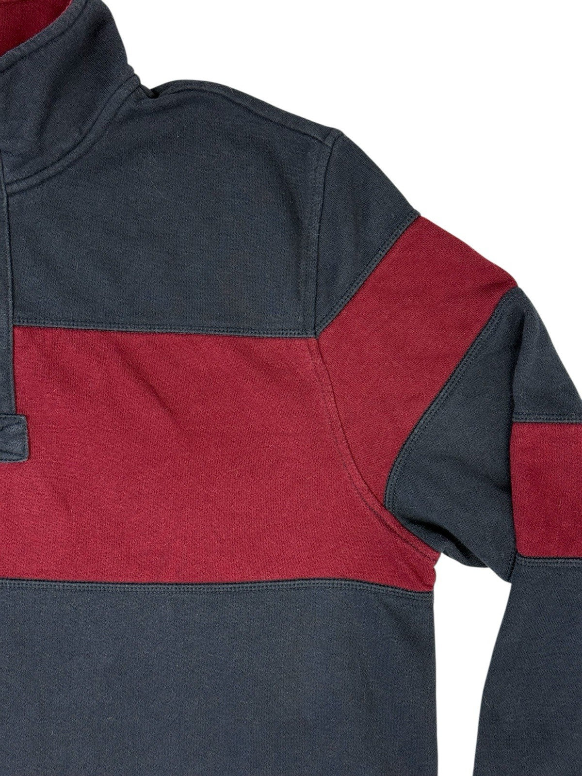 Nautica Retro Blue 1/4 Zip Jumper Large