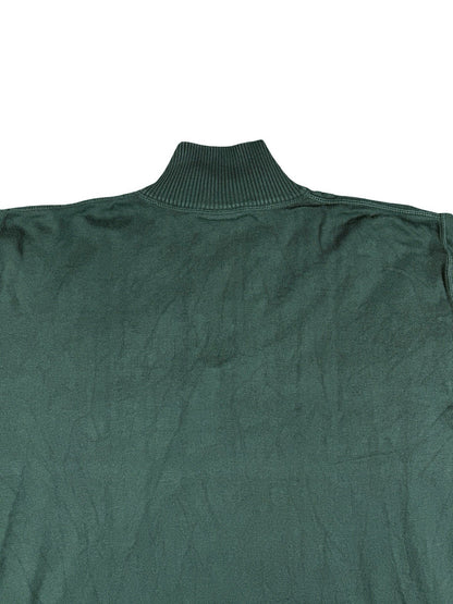 Lacoste Green 1/4 Zip Pullover Jumper Sweater 2XL