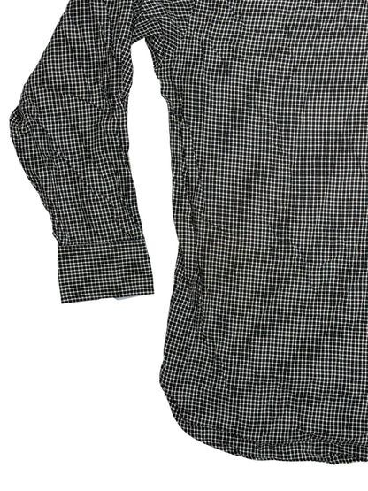 Tommy Hilfiger Black Check Collared Shirt 2XL