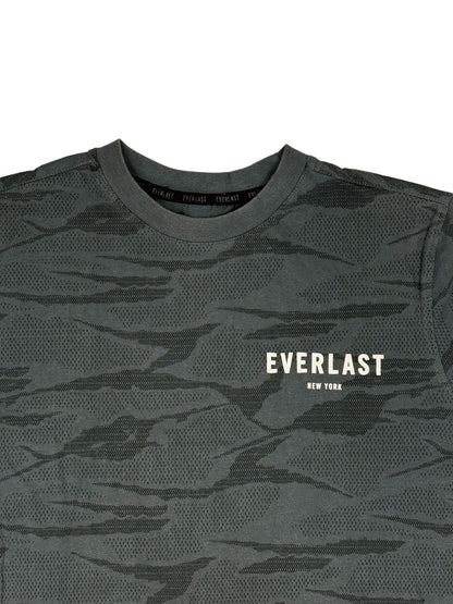 Everlast Grey Camo Cotton Blend Top Small