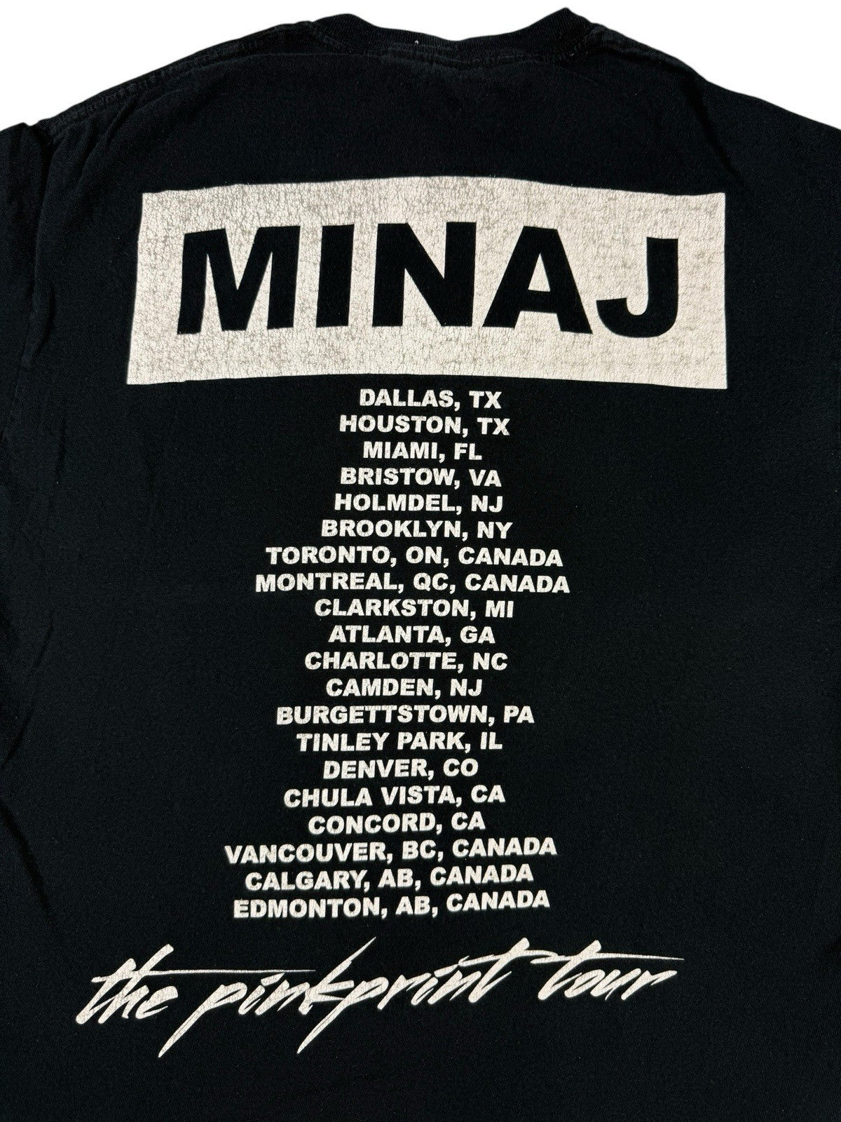 Nicki Minaj Pink Print North American Tour 2015 Top Medium