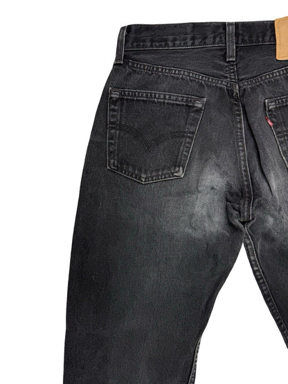 Levi's 501 Vintage 90's Black Denim Jeans 29W 29L Made in USA