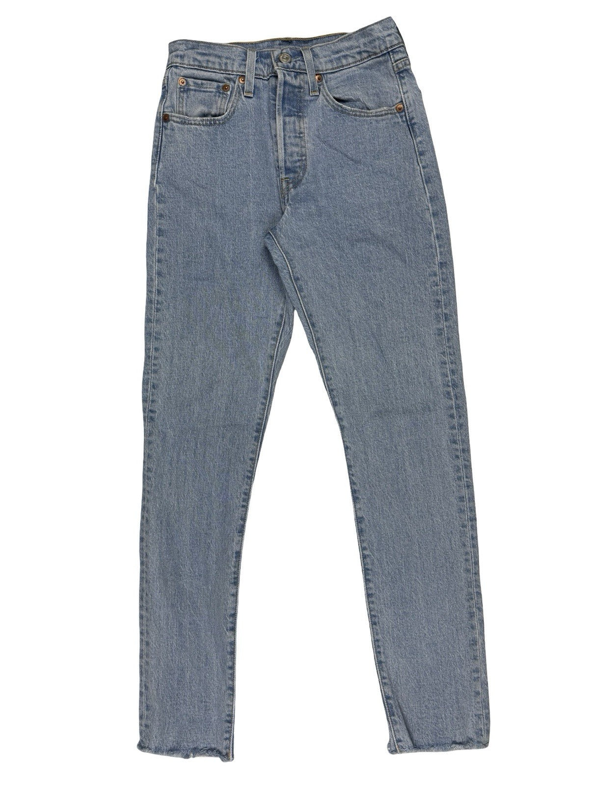 Levi's 501 Blue Straight Leg Denim Jeans 24W 29L