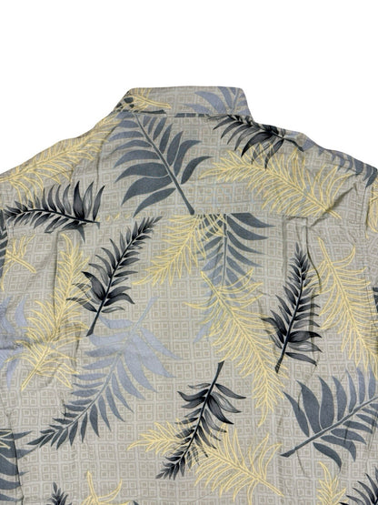 Ron Chereskin Vintage Green Hawaiian Floral Shirt Medium