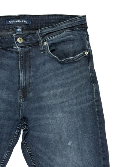 Calvin Klein Blue Denim Slim Jeans 33W 30L