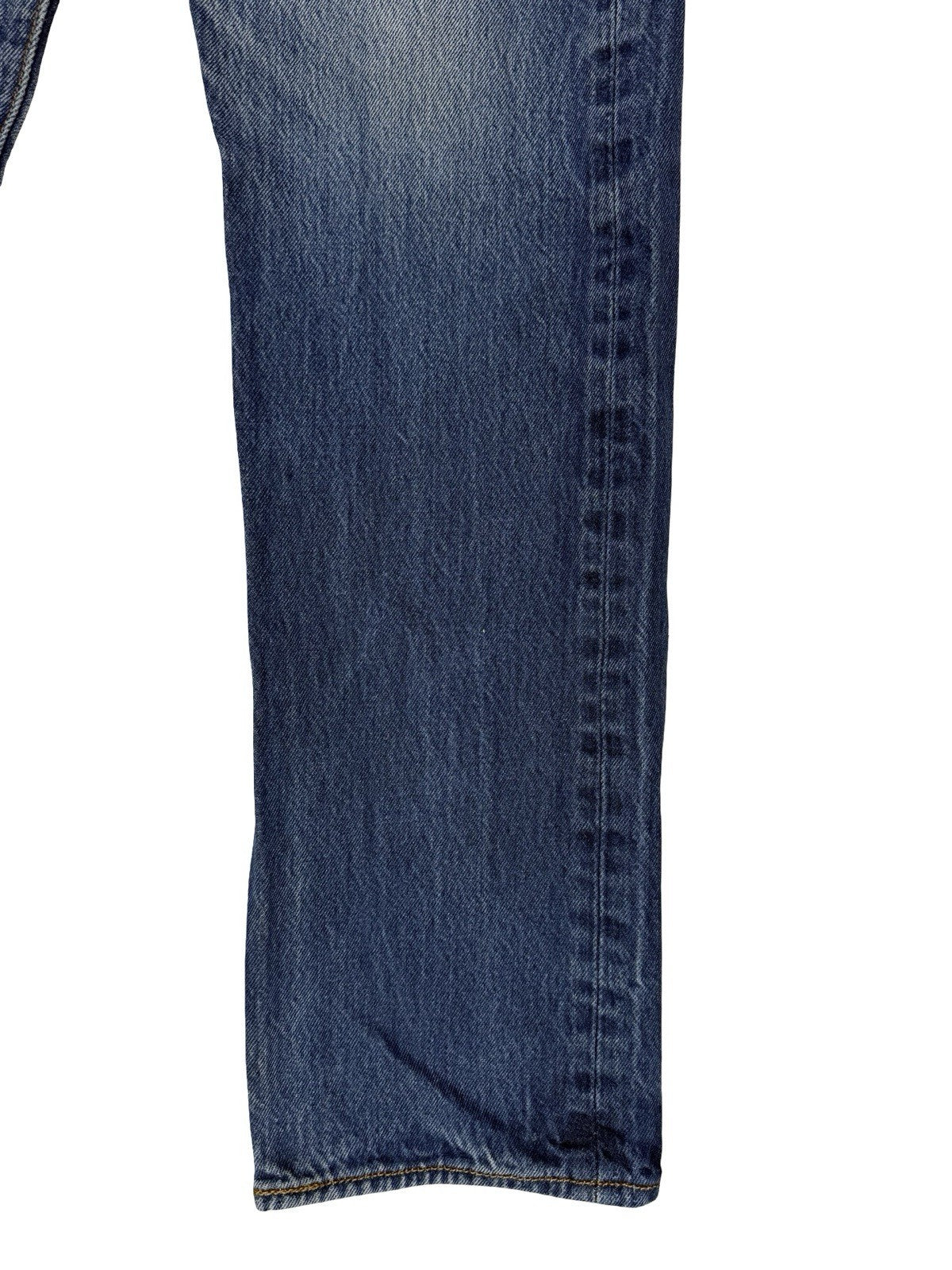 Levi's 501 Blue Denim Straight Leg Jeans Size 29W 30L