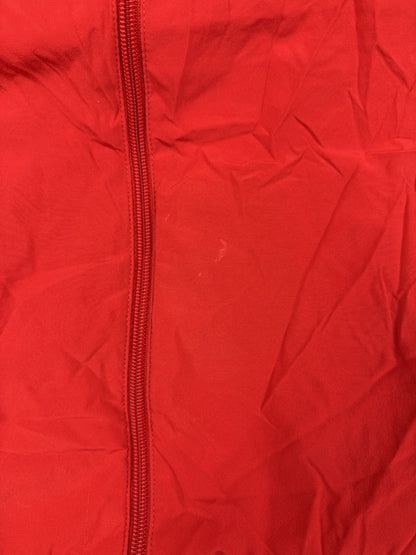 Puma Retro Red Colourblock Zip Track Jacket Large