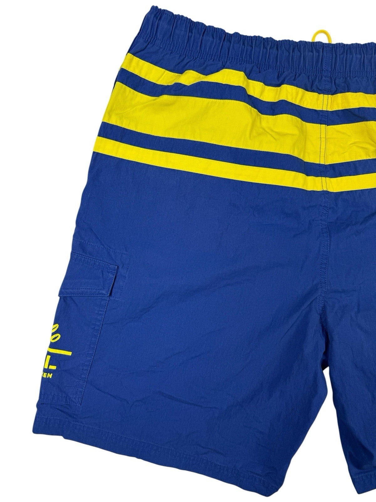 Polo Ralph Lauren Retro Blue Lined Swim Trunk Shorts XL