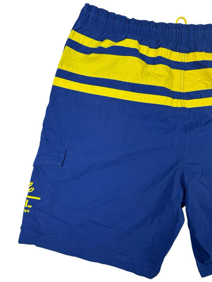 Polo Ralph Lauren Retro Blue Lined Swim Trunk Shorts XL