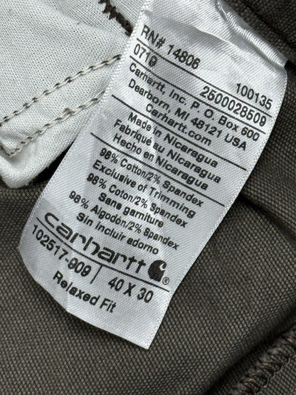 Carhartt Brown Relaxed Fit Workwear Jeans 40W 30L