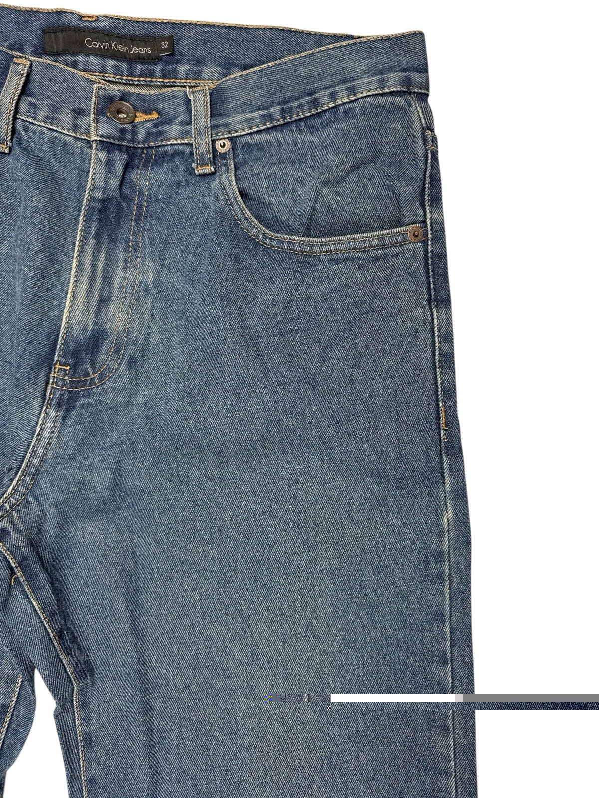 Calvin Klein Blue Easy Fit Denim Jeans 32W 35L