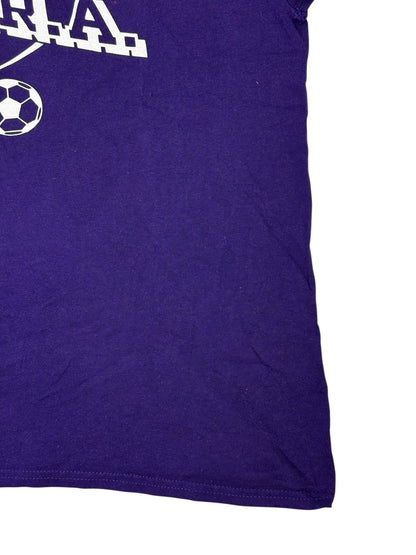 Gildan Purple American School Sports Printed HGRA Top Medium
