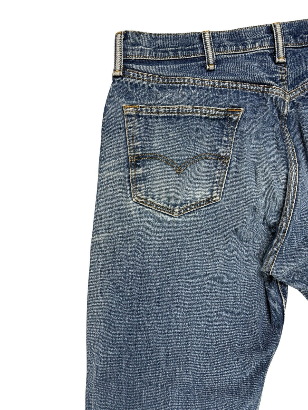 Levis Mid Blue Straight Leg Denim Jeans 38W 30L