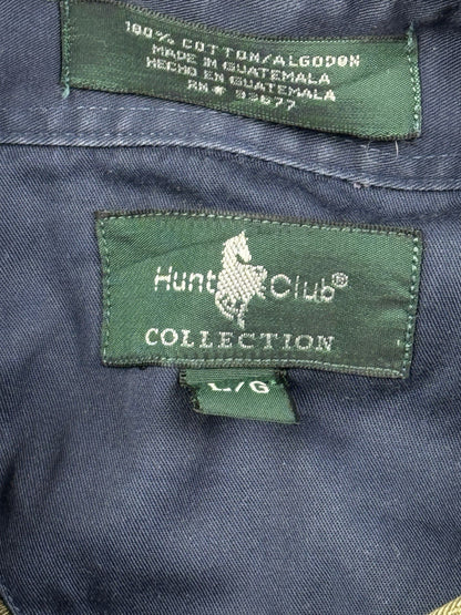 Hunt Club Retro Multi Striped Cotton Shirt Large