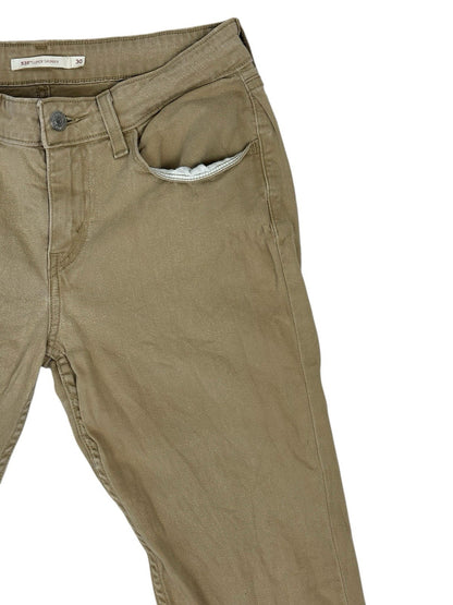 Levi's 535 Beige Super Skinny Jeans 30W 30L
