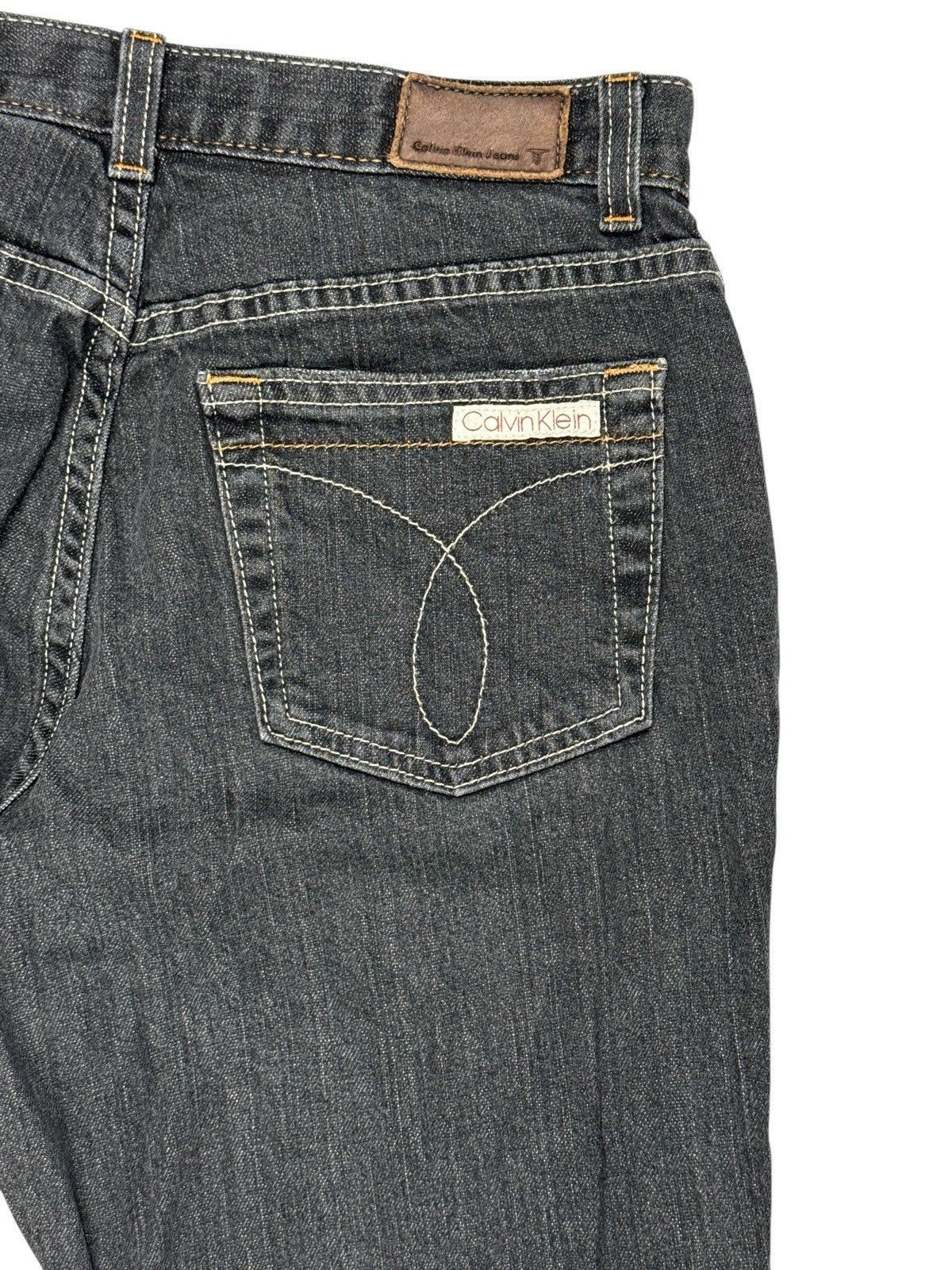 Calvin Klein Grey Denim Bootcut Jeans 26W 30L