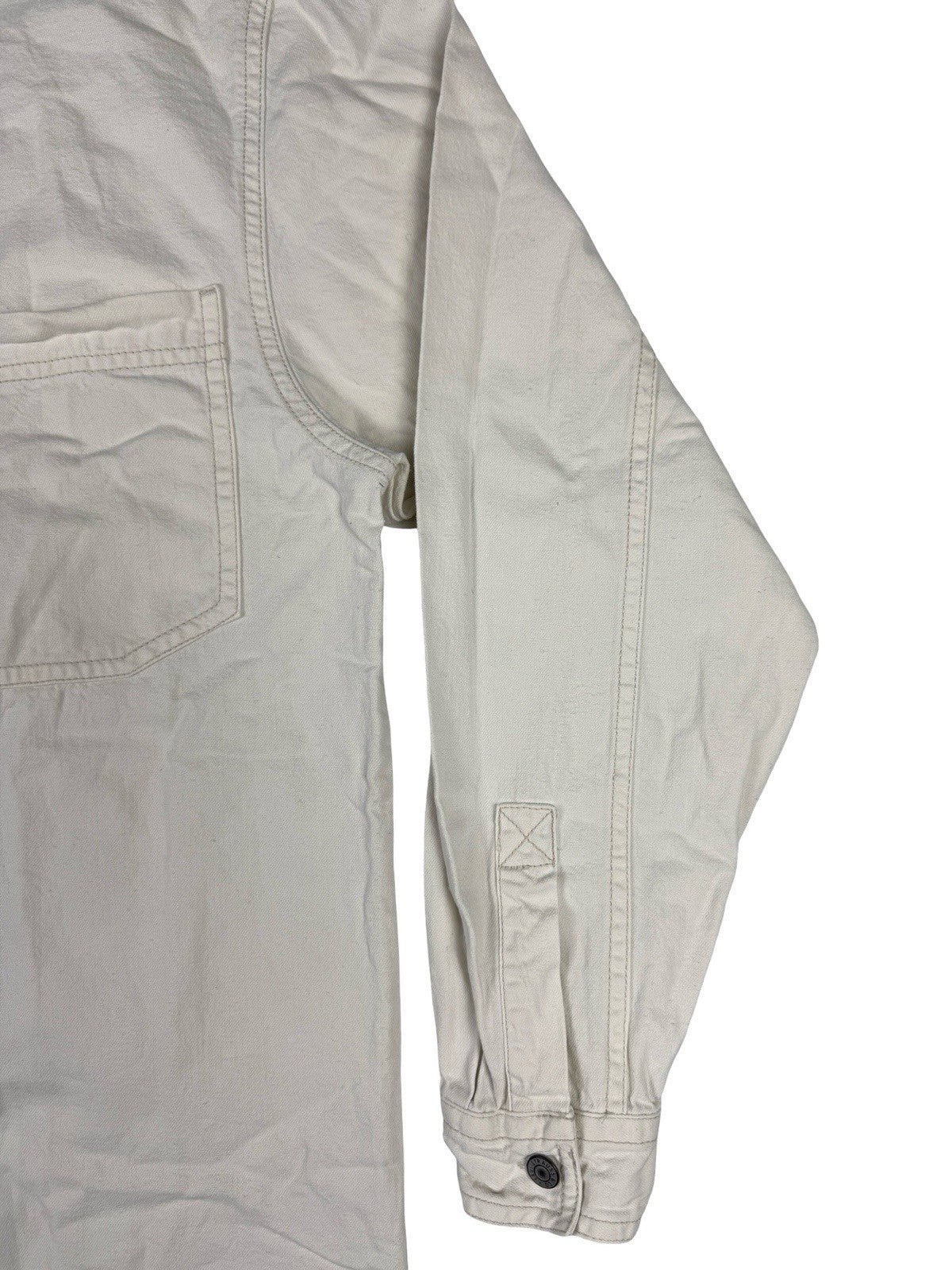 Levi's Vintage 90s White Button Cotton Western Shirt Size Small