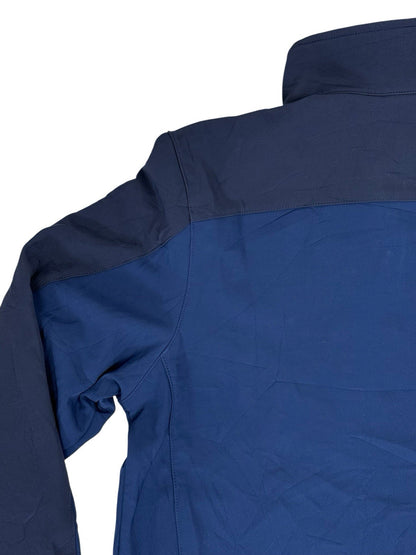LL Bean Blue Softshell Fleece Jacket Medium