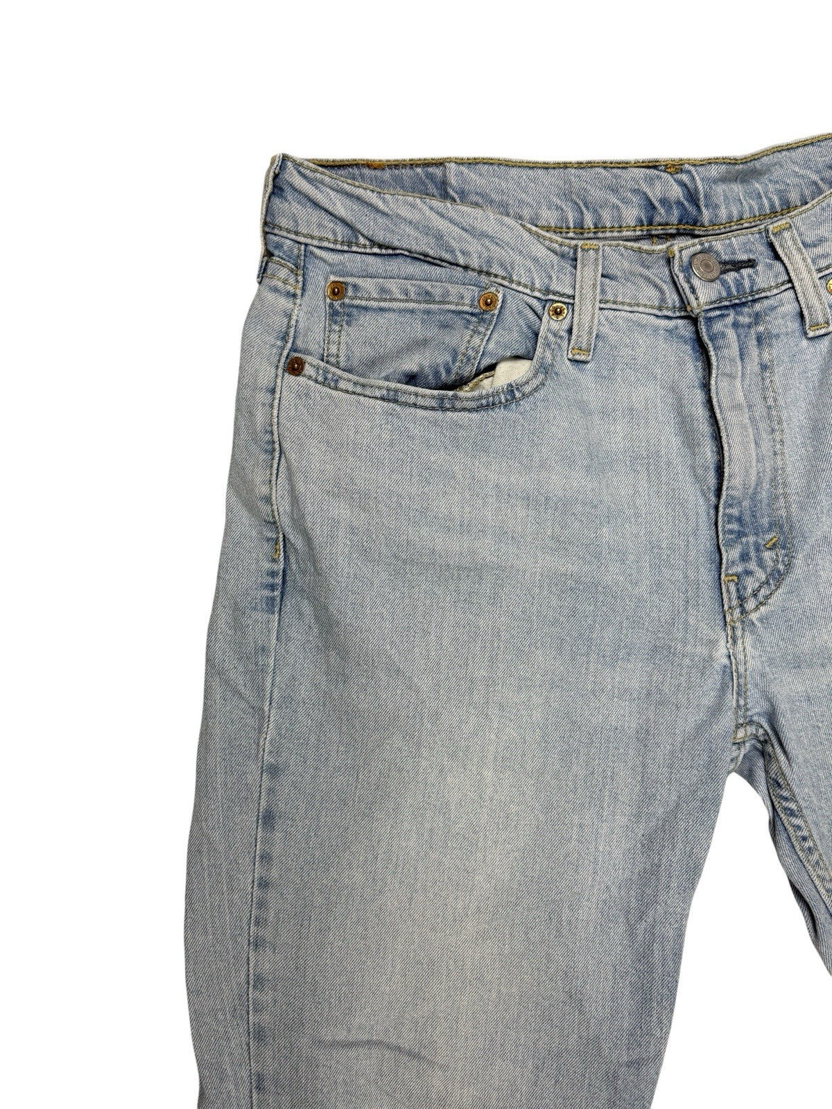 Levi's 514 Light Blue Denim Straight Leg Jeans 33W 30L