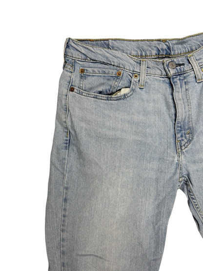 Levi's 514 Light Blue Denim Straight Leg Jeans 33W 30L