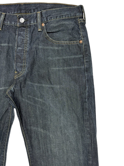 Levi's 501 Dark Blue Straight Leg Denim Jeans 34W 34L