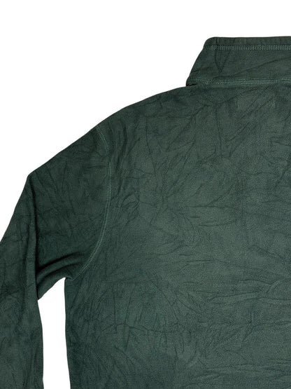 Chaps Green Quarter Zip Fleece Medium