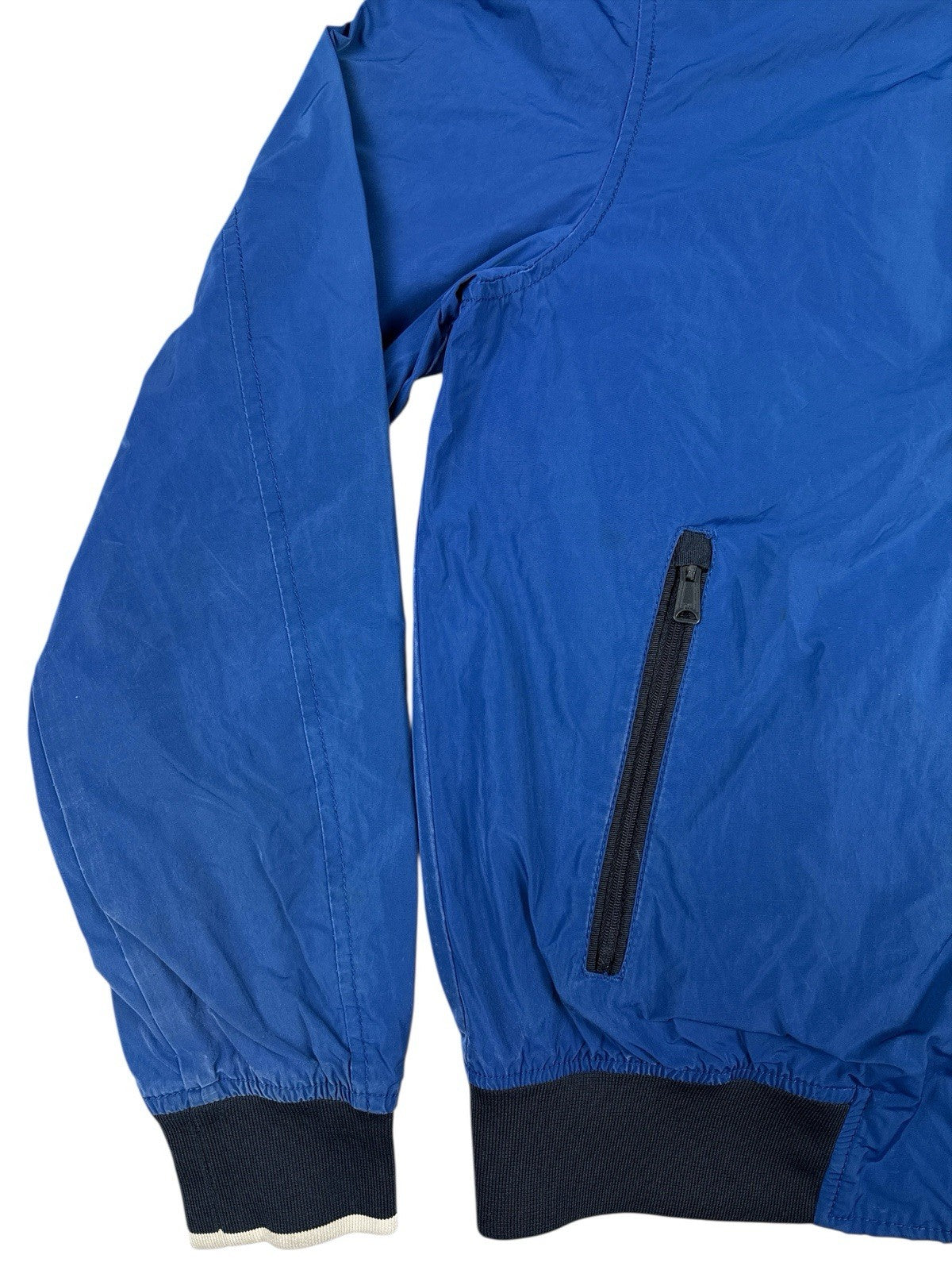Tommy Hilfiger Blue Zip Bomber Track Jacket Small