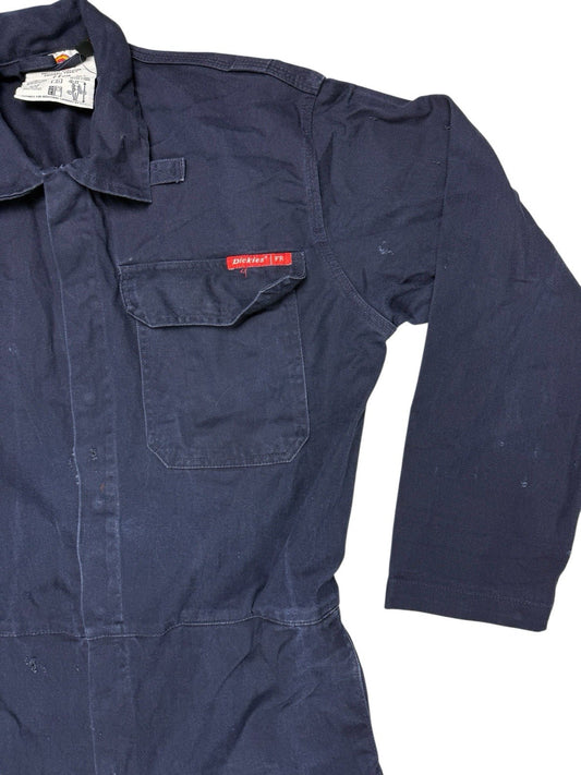 Dickies Blue Retro Protective FR Coverall Boilersuit 42R Large