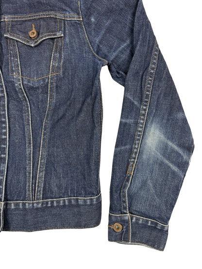Gap Y2K Blue Denim Stretch Jacket Youth Medium (Age 8/9)