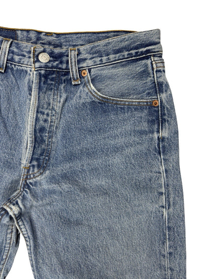 Levi's 501 Vintage 90s Blue Straight Leg Denim Jeans 30W 32L Made in USA