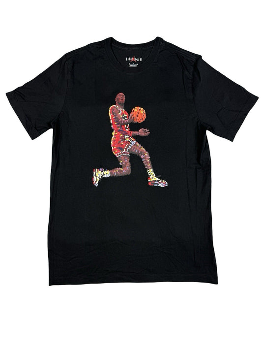 Nike Air Jordan Black Flight Essentials Printed Top Medium