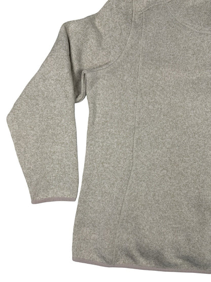 L.L. Bean Cream Zip Fleece Jacket Women's XL Regular
