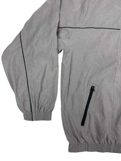 Champion Retro Grey Lined Zip Track  Jacket 2XL