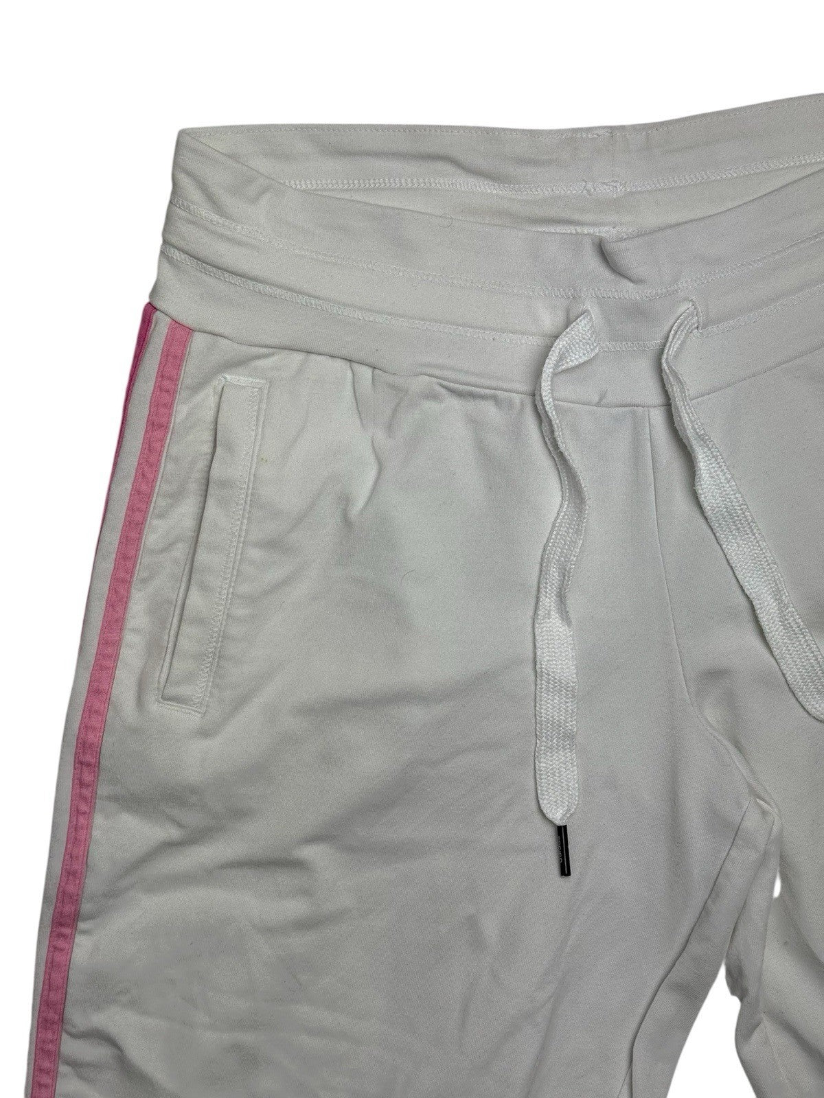 Adidas White Climalite Tracksuit Bottom Joggers Small (Size 8/10) WOMENS