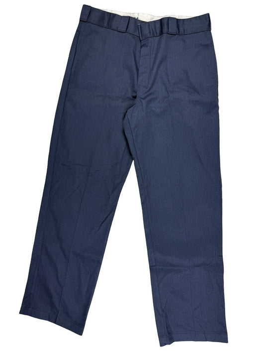 Dickies 874 Original Fit Blue Chino Trousers 36W 31L