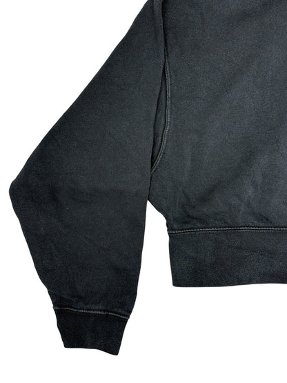 Nike Black Cropped Zip Hoodie Jacket XS
