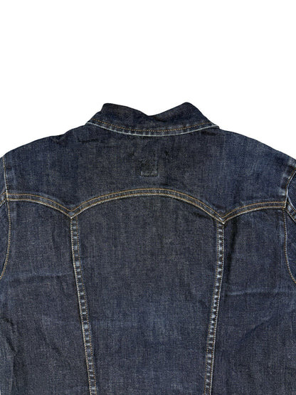 Gap Y2K Blue Denim Stretch Jacket Youth Medium (Age 8/9)