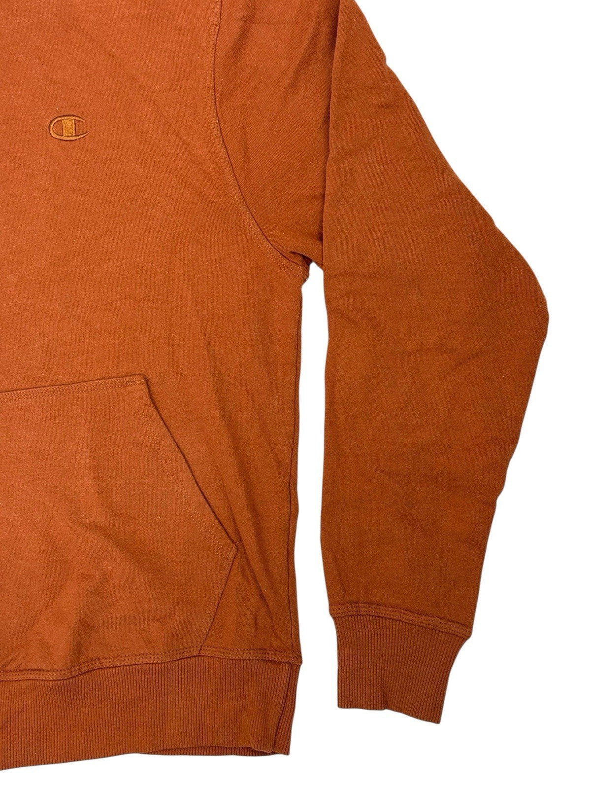 Champion Burnt Orange Hoodie Sweatshirt Small