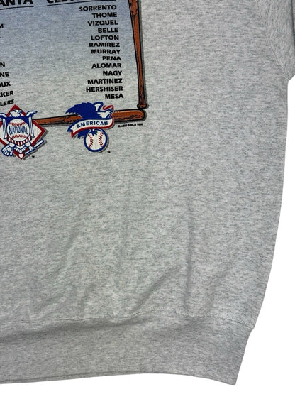 MLB Grey World Series 1995 Atlanta Braves Cleveland Indians Jumper XL