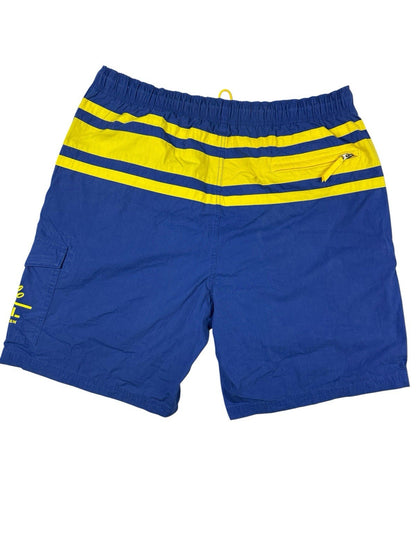 Polo Ralph Lauren Retro Blue Lined Swim Trunk Shorts XL