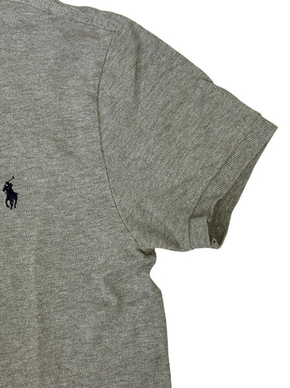 Polo Ralph Lauren Grey Custom Fit Polo Top Small