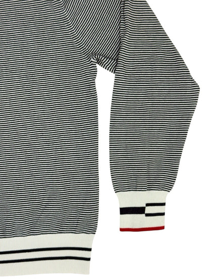 Tommy Hilfiger Retro Blue Striped Jumper XL