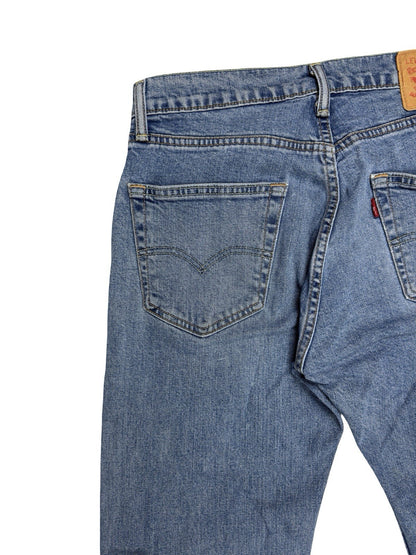 Levi's 505 Blue Regular Straight Leg Denim Jeans 29W 30L