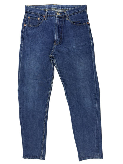 Levi's 501 Vintage 90s Blue Denim Straight Leg Jeans 32W 28L Made in USA