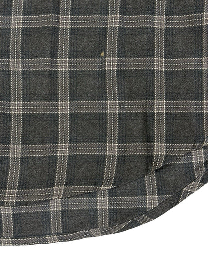 Timberland Cotton Purple Plaid Flannel Lumberjack Shirt Large